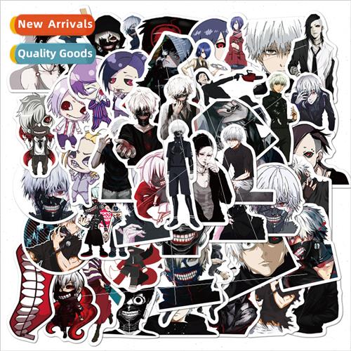 50pcs of classic anime Tokyo Ghoul graffiti stickers decorat