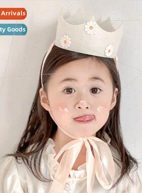 Korea girls daisy birthday hat crown headdress atmosphere ph