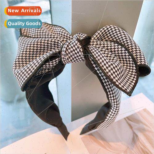 Korea original oversized bow retro bird nest hair bands big