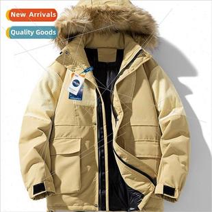 men women winter workwear thickened jacket warm wind cotton
