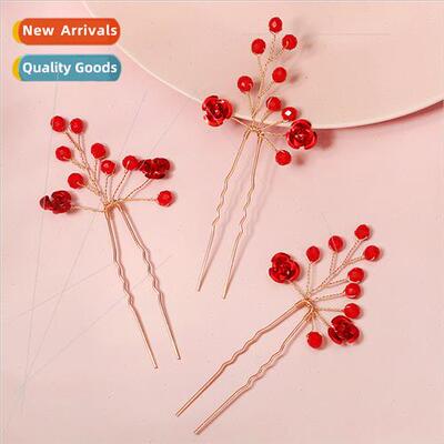New banquet dress accessories bridal headdress studio makeup