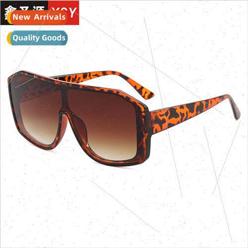 Personalized one-piece large lens sunglasses male fashion la