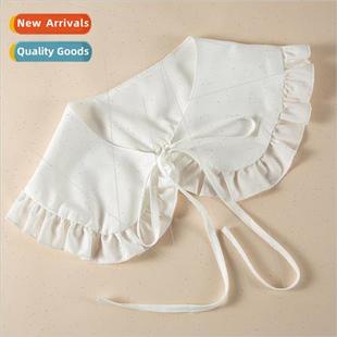 false collar ruffled retro lace shawl large Japan children