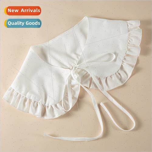 Japan retro shawl false collar children large lace ruffled d