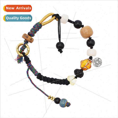 Ancient bracelet women hand-woven ethnic strings auspicious