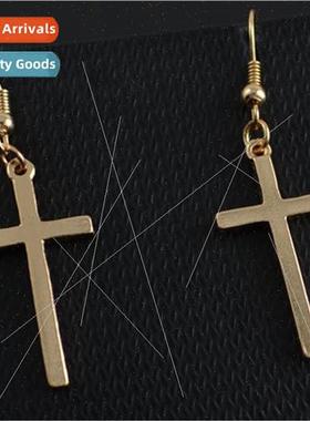 Europe Fashion Set Shoot Women Earrings mple Cross Dangle Ea