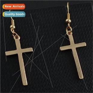 Europe Fashion Set Shoot Women Earrings mple Cross Dangle Ea