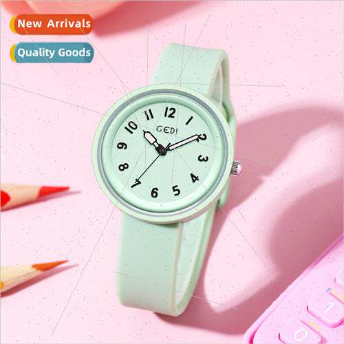 mple high value silicone watch candy color student watch new