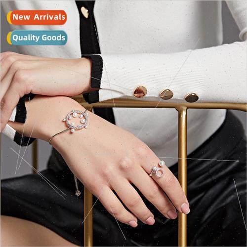 KoreaFashion Hundred Bubble Pearl Bracelet Women Box Chain S