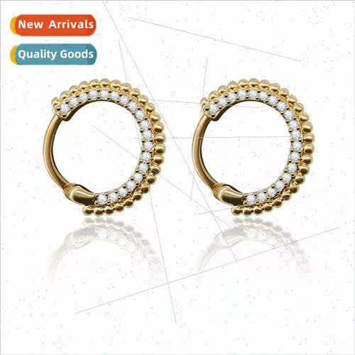 Nose clip Europe jewelry diamond-encrusted nose ring nd earr