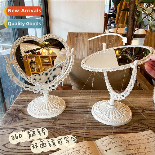 Europe retro double-sided makeup mirror cute princess mirror