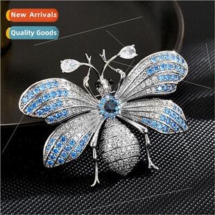 brooch anti glare Europe coat insect pin accessories vintage