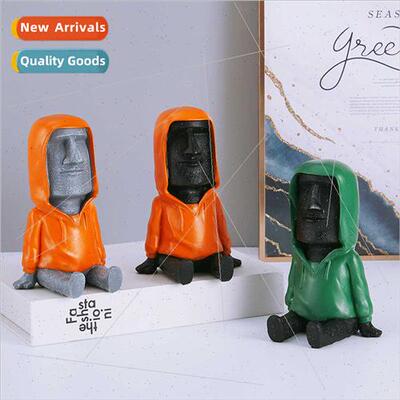 Easter Island moai cell phone holder creative tide moai cell