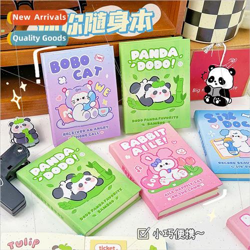Cartoon A7 panda notebook cute small book pocket book studen