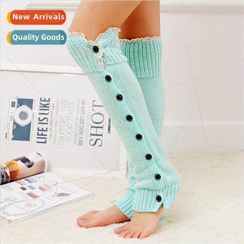 popular new 8 buttons lace lace over-the-knee boot covers wo