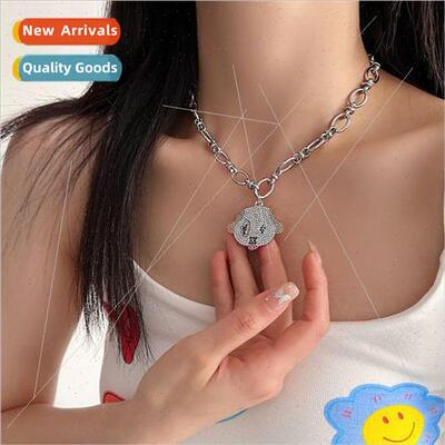 Puppy pendant necklace niche sense choker collarbone chain n