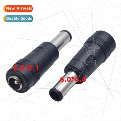 DC plug 5.5*2.1:6.0*4.4mm male 6.5 with pin adapter adapter