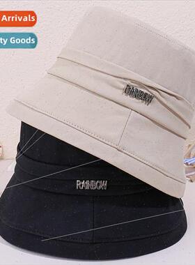 new hat Spring Summer letters flat-top fashion sunshade basi
