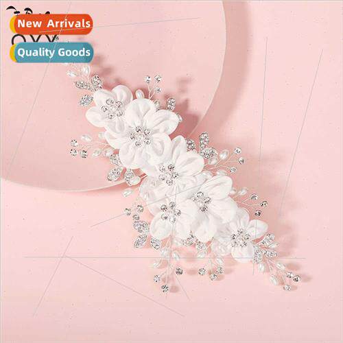 Korean jewelry simple plain headdress pure whe handmade fabr
