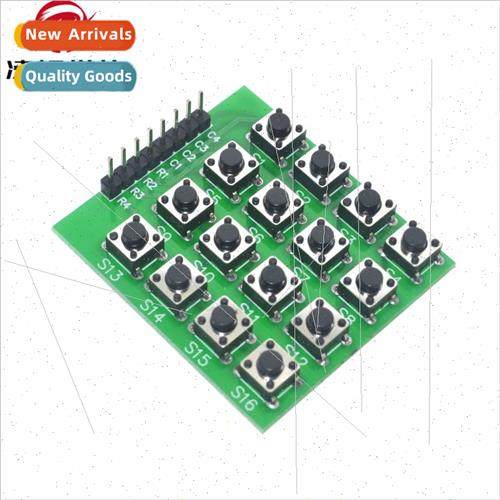 Microswch Inline Keys 4X4 Matrix Keyboard 16 Keys Microcontr