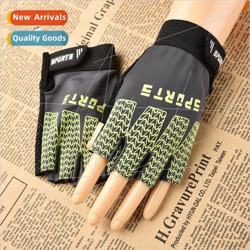 Kids Half Finger Gloves Riding Outdoor Sports School Activie