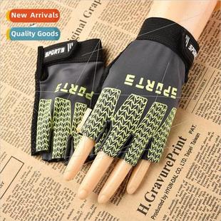 Kids Half Finger Gloves Riding Outdoor Sports School Activie