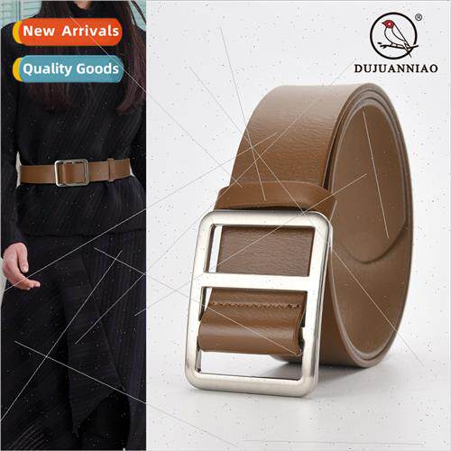 Women belt jeans Korean fashion versatile thin belt whout ho