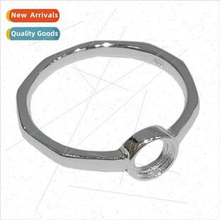 Through body s925 silver unset inner bracket 5mm round brack