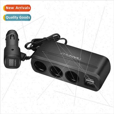 Wh voltage monoring car charger dual USB car charger indepen