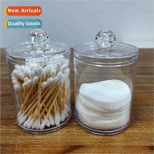 Cotton Swabs Ball Plastic Makeup Transparent Stick Rem Round