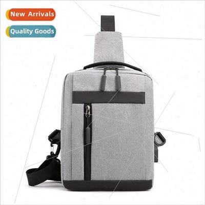 Fashion Men Chest Bag Clash Color Business Duty mple Crossbo