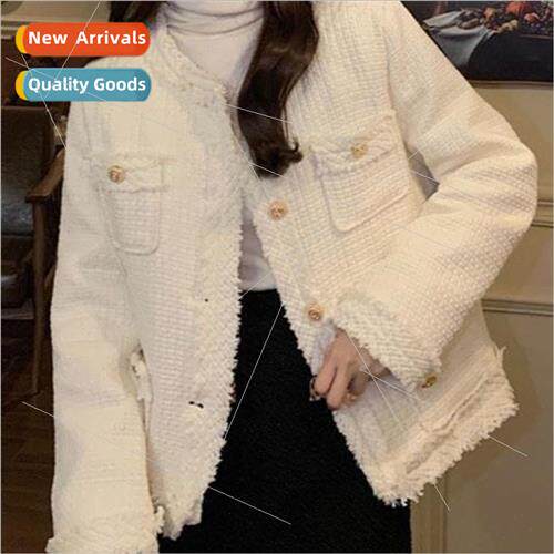 Autumn Winter 2023 small perfume cardigan jacket female autu