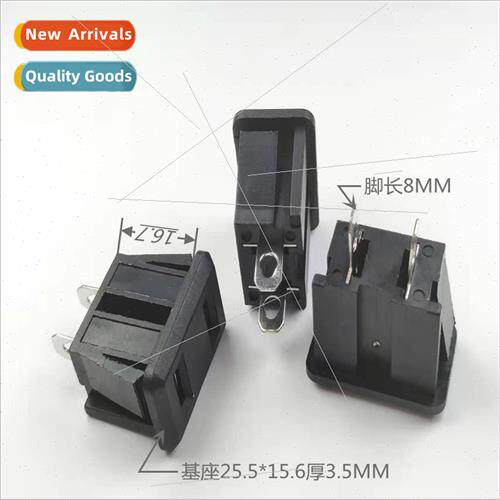 AC power socket AC-101 wh card snap-in socket resistant stra