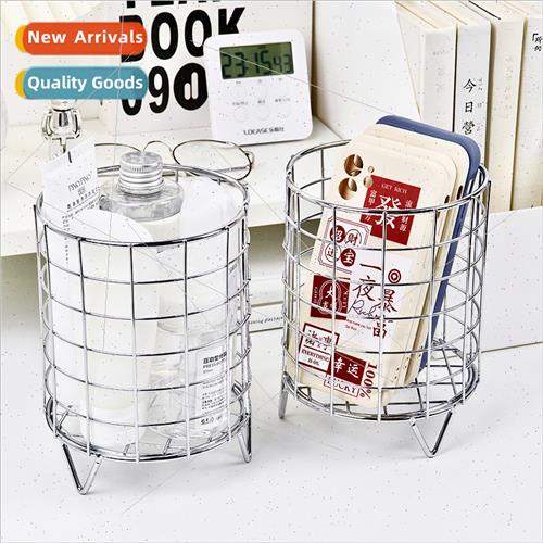 Ins retro storage baskets desktop large capacy iron cosmetic 电子元器件市场 其它元器件 原图主图