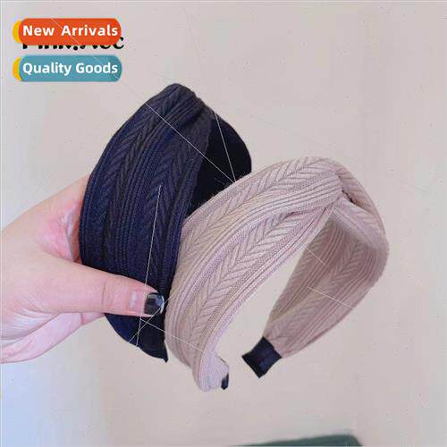 fall winter new wool knted cross high cranial top ageing hai