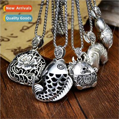 Retro niche pendant long sweater necklaces 适用men women sta