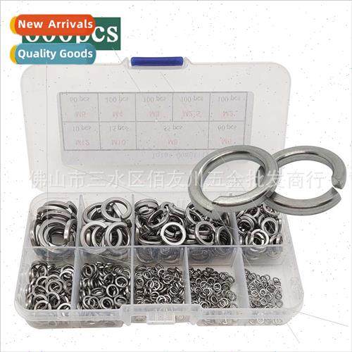 600pcs box Spring washers 304M2-M12 combination set Open end