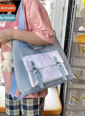 Nylon bag ins Korean Korean commuter shoulder bag large capa