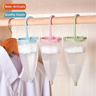 Umbrella-type indoor closet dehumidifying desiccant clothes