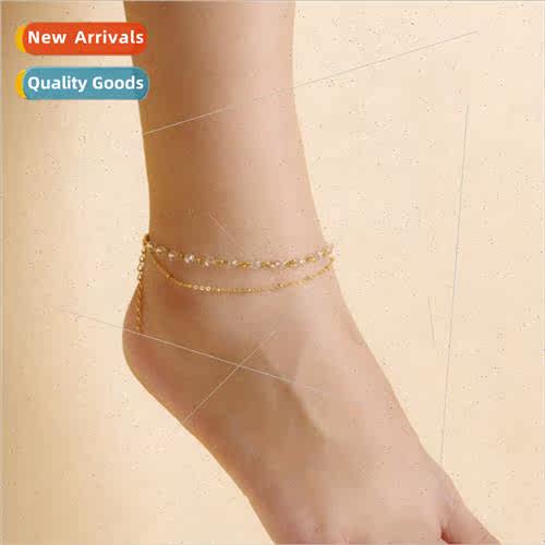 Europe Fashion mple Beach Ladies Jewelry Double Copper Beads