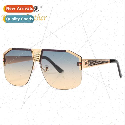 New one-piece sunglasses 05867 Europe retro sunglasses men m