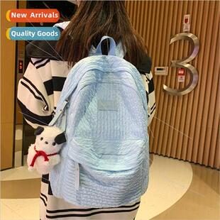 schoolbag Korean cute Japan backpack girl soft fema ins