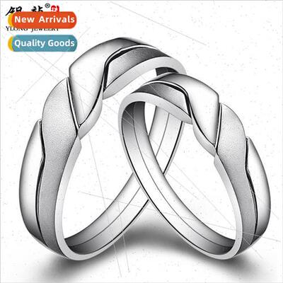 s925 silver never part couple ring men women ring hjewelry j