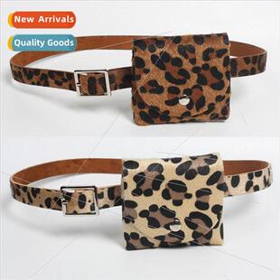 Women Belt Leopard Sexy Waist Bag Thin Belt Small Waist Bag