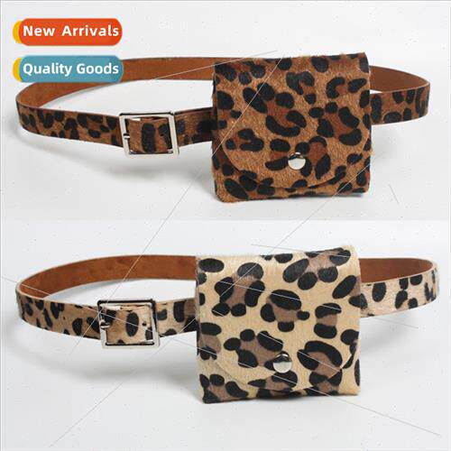 Women Belt Leopard Sexy Waist Bag Thin Belt Small Waist Bag