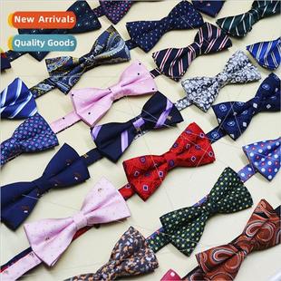 Densy Tie Casual Brish Polyester High Needle 2400 Bow Men