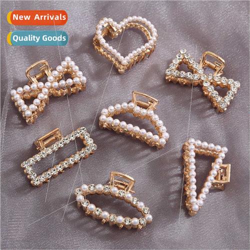 Korea metal hair clips simple versatile ponytail hair grip m