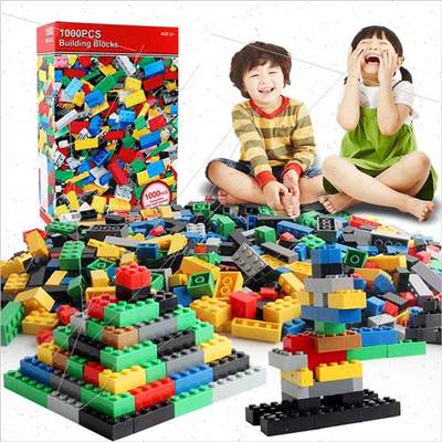 Children  1000 blocks DIY small particles Building blocks as