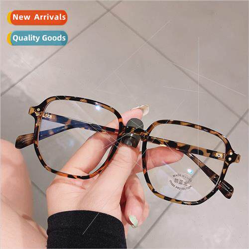 Thick rim ultra-light TR90 eyeglasses frame anti-blue light