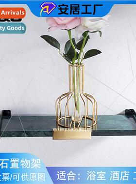 Hotel bathroom mirror shelf wall-mounted bathroom storage wo